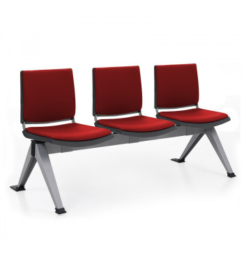 ATENEA BANCADA PLASTICA 4 PLAZAS + MESA