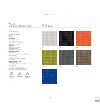 SPLASH MALLA BANCADA 2 PLAZAS + MESA