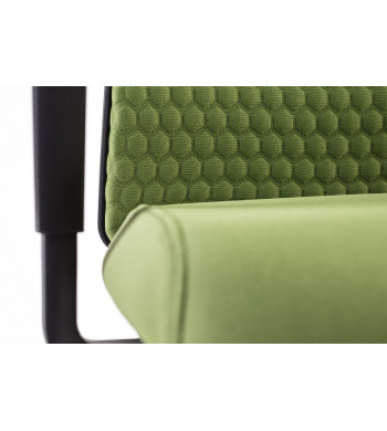 EQUIS TAPIZADA ESTRUCTURA NEGRA