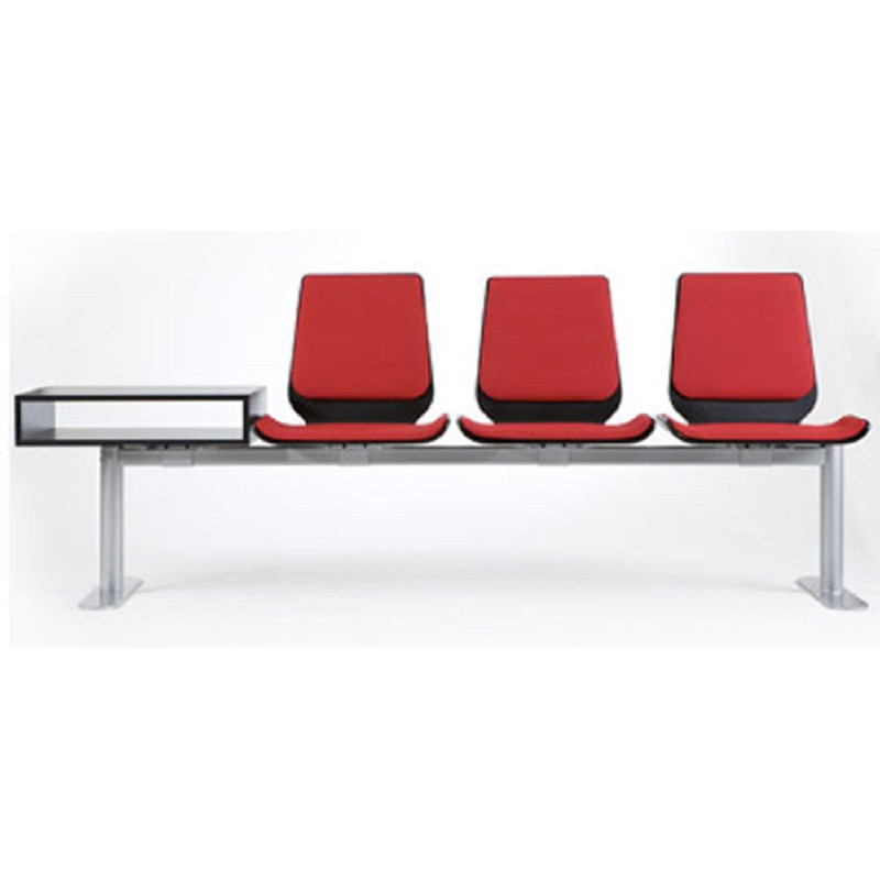 SPERA BANCADA 4 PLAZAS + MESA MADERA NATURAL